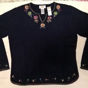 Talbots Large Cotton Sweater
